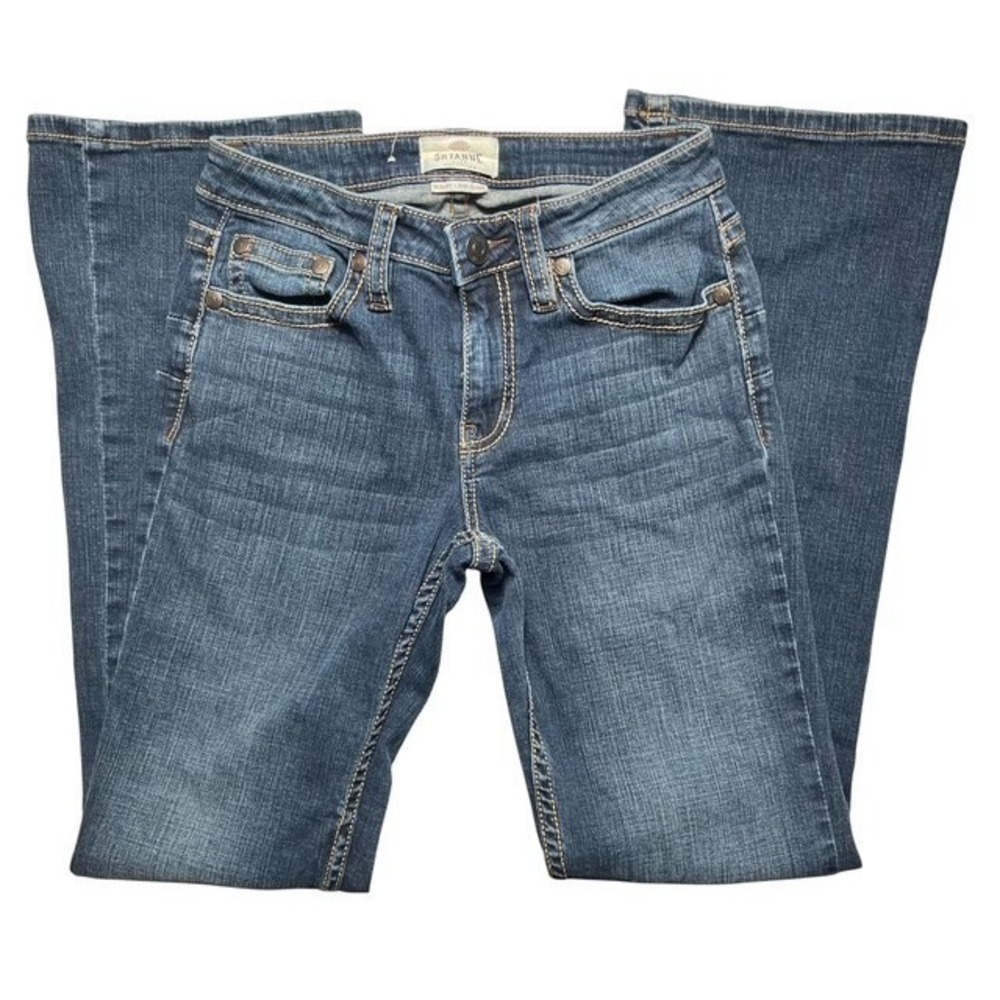 Shyanne‎ Womens Sz 28x31 Bootcut Jeans Western-Inspired Embroidery On Back-1724
